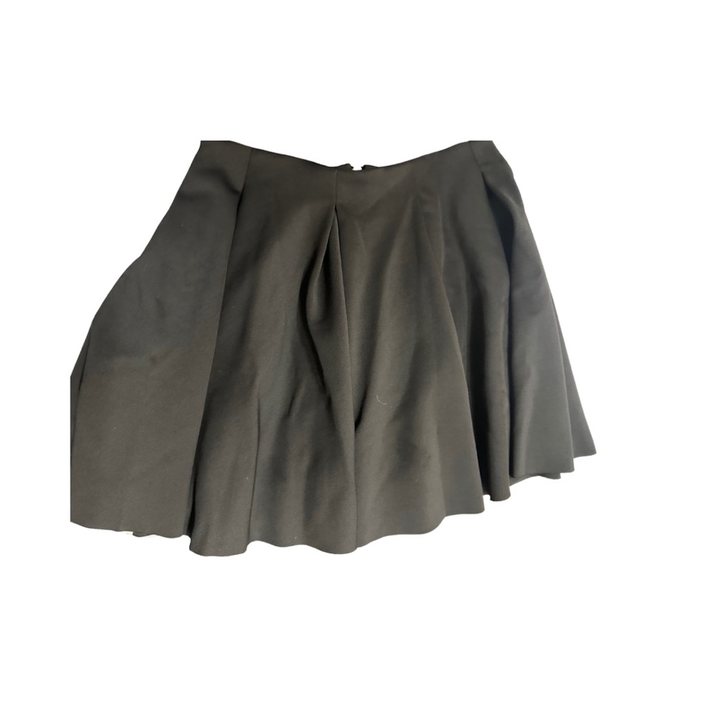 Trendy Black Tennis Skirt